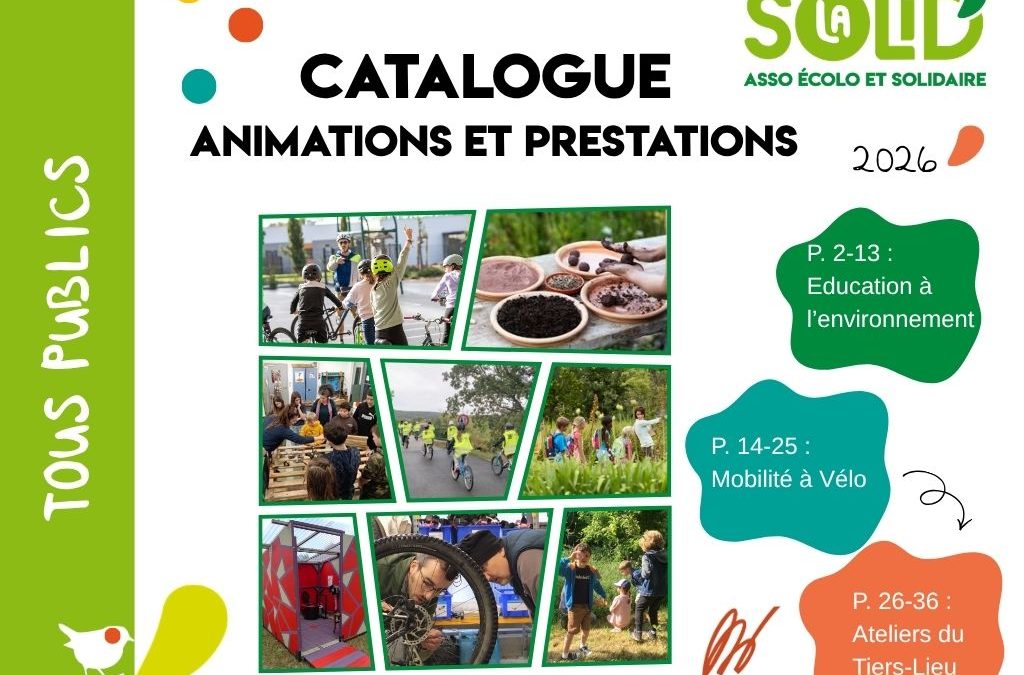 Nouveau catalogue d&rsquo;animations de la Solid&rsquo; !